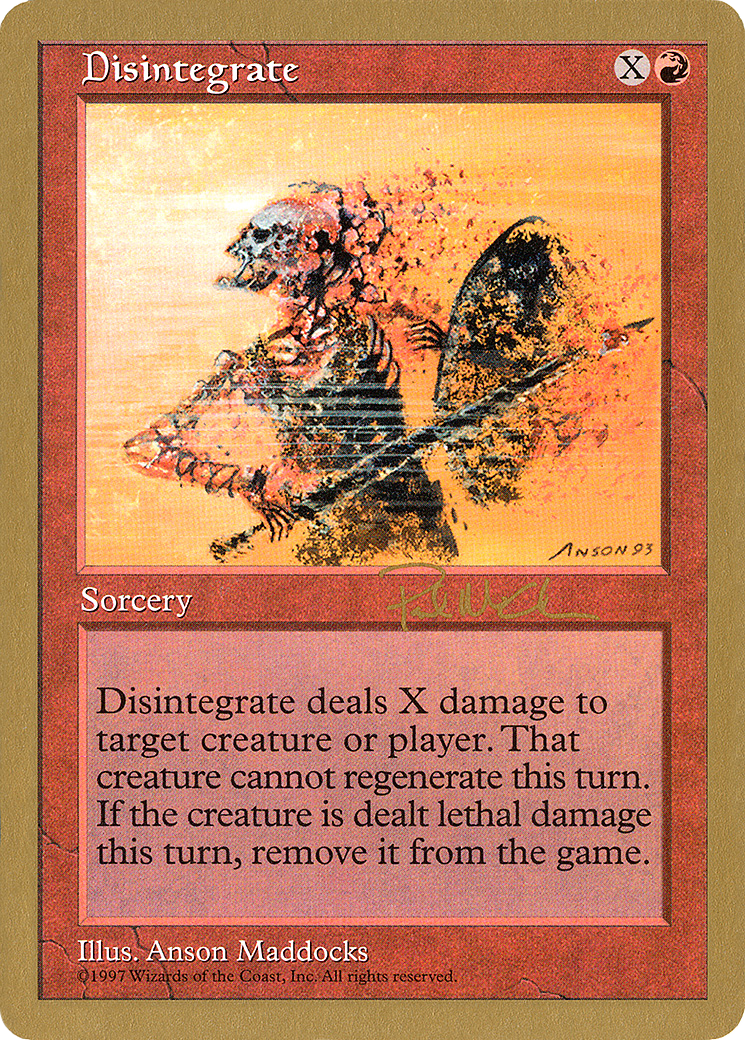 Disintegrate (Retro) (pm219) - World Championship Decks 1997