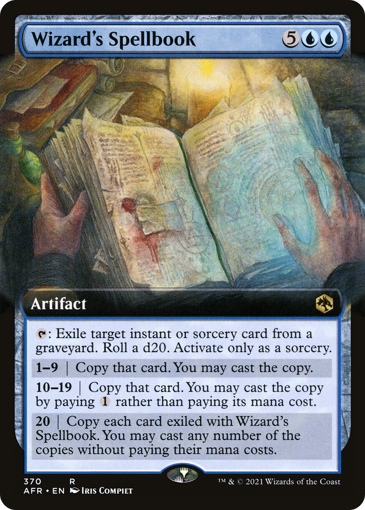 Wizard's Spellbook (Extended Art) (370) - Adventures in the Forgotten Realms