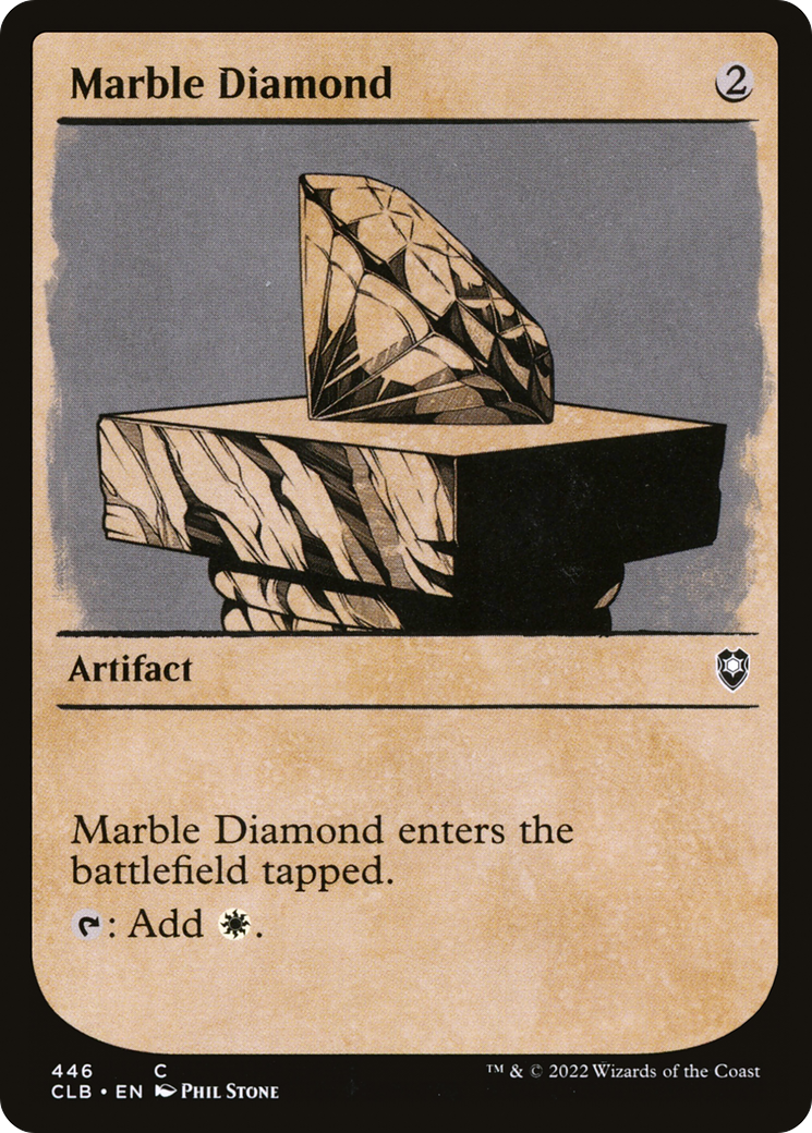 Marble Diamond (Showcase) (446) Foil - Commander Legends: Battle for Baldur's Gate