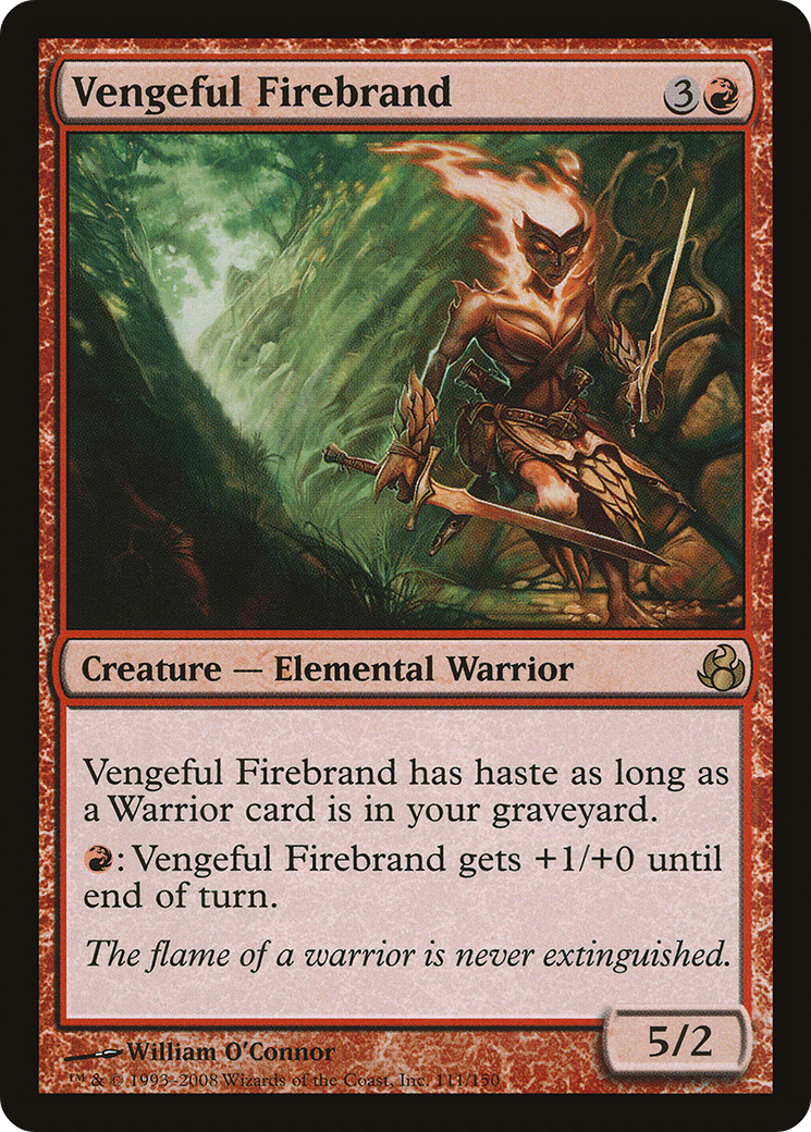 Vengeful Firebrand (111) Foil - Morningtide