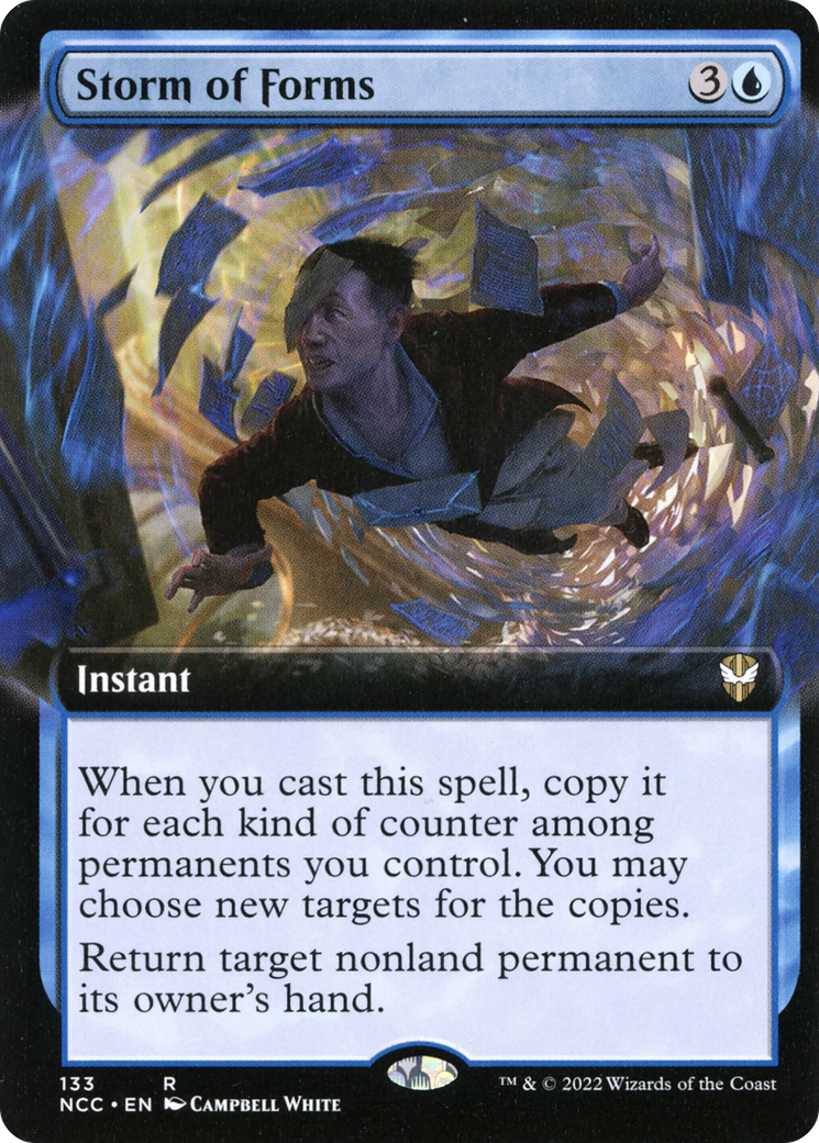 Storm of Forms (Extended Art) (133) - New Capenna Commander