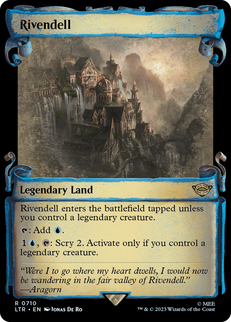 Rivendell (Showcase) (710) Foil - The Lord of the Rings: Tales of Middle-earth