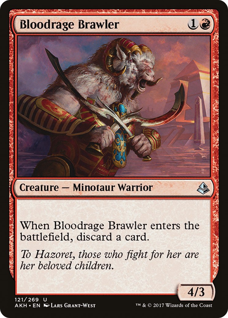 Bloodrage Brawler (121) Foil - Amonkhet