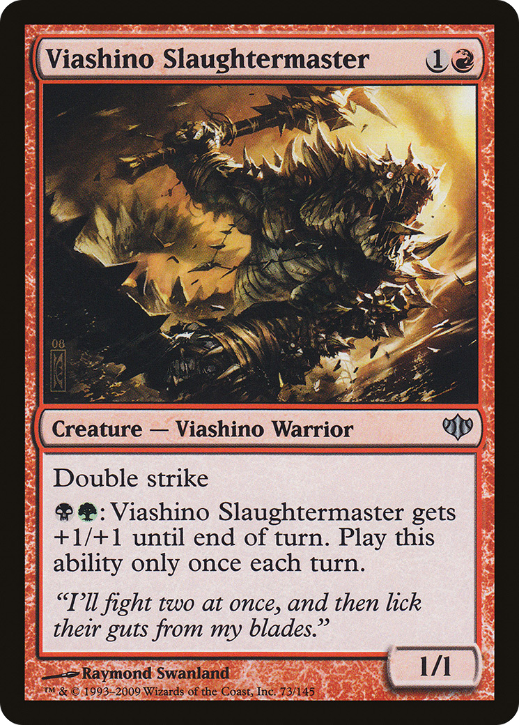 Viashino Slaughtermaster (073) Foil - Conflux