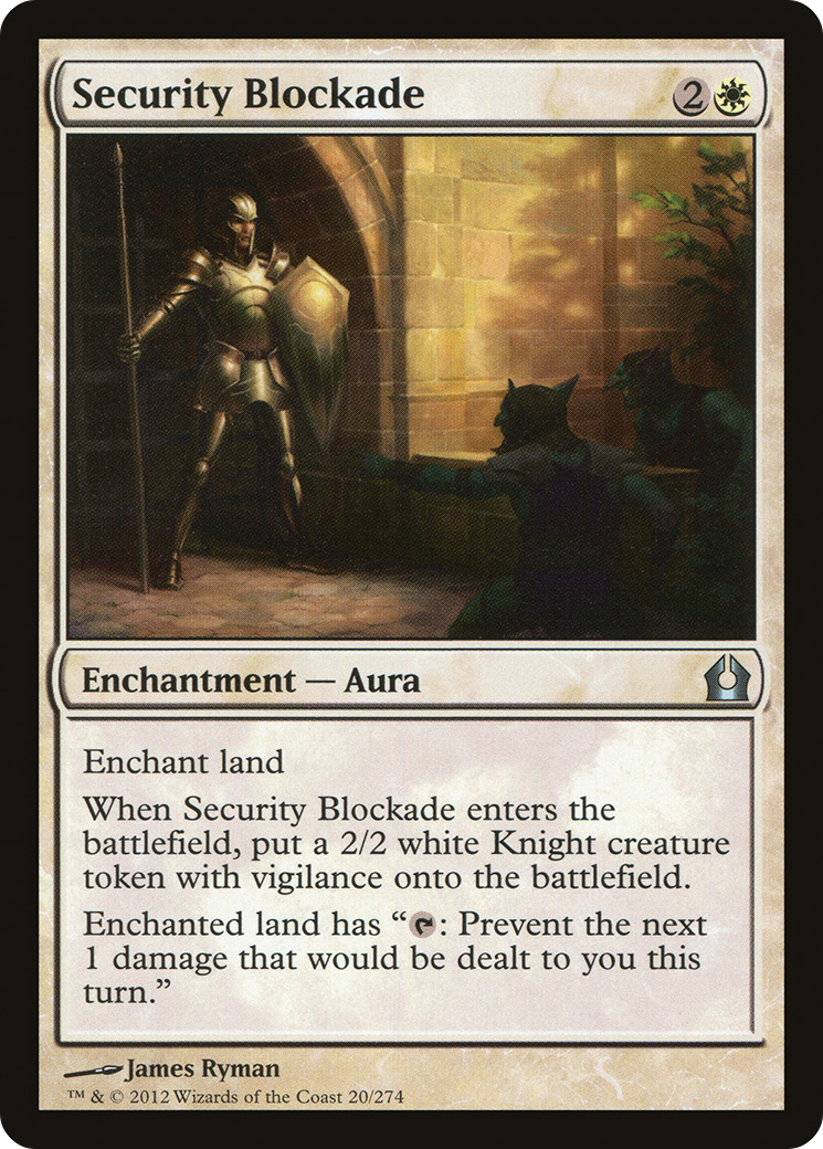 Security Blockade (020) Foil - Return to Ravnica