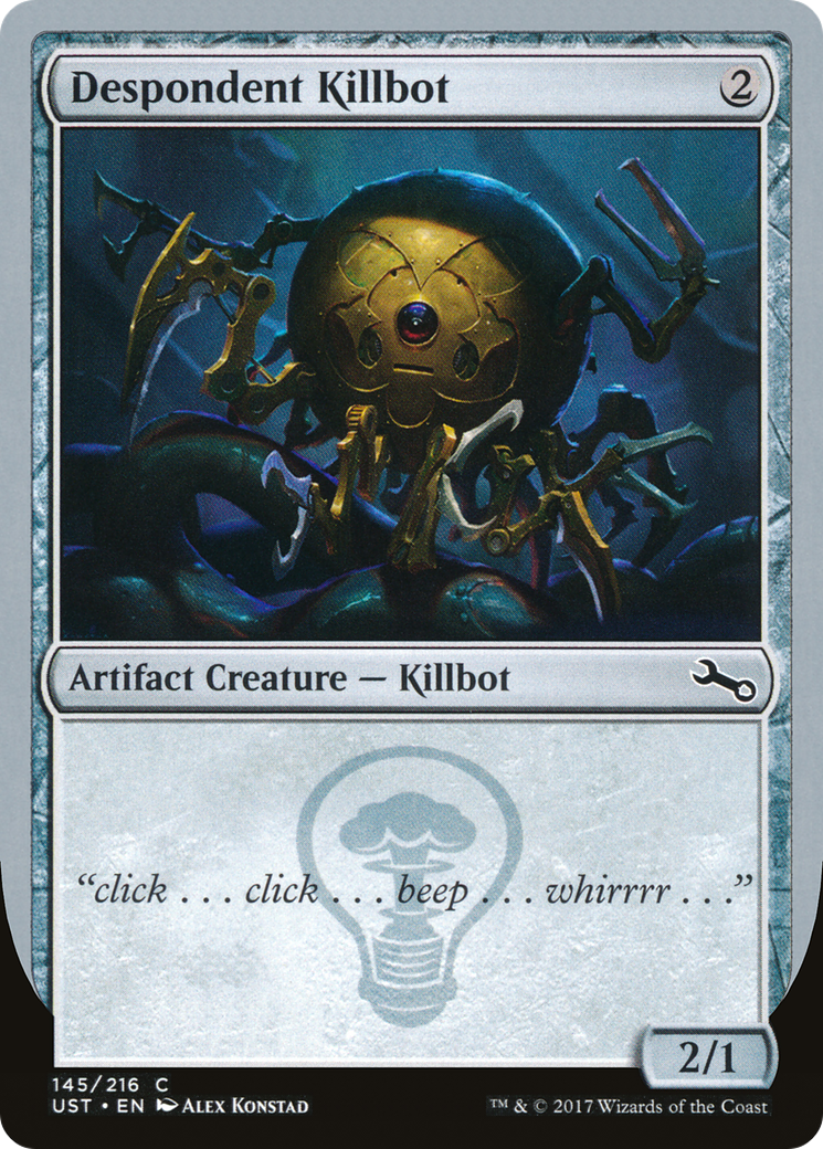 Despondent Killbot (145c) Foil - Unstable