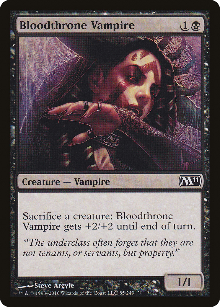 Bloodthrone Vampire (085) Foil - Magic 2011