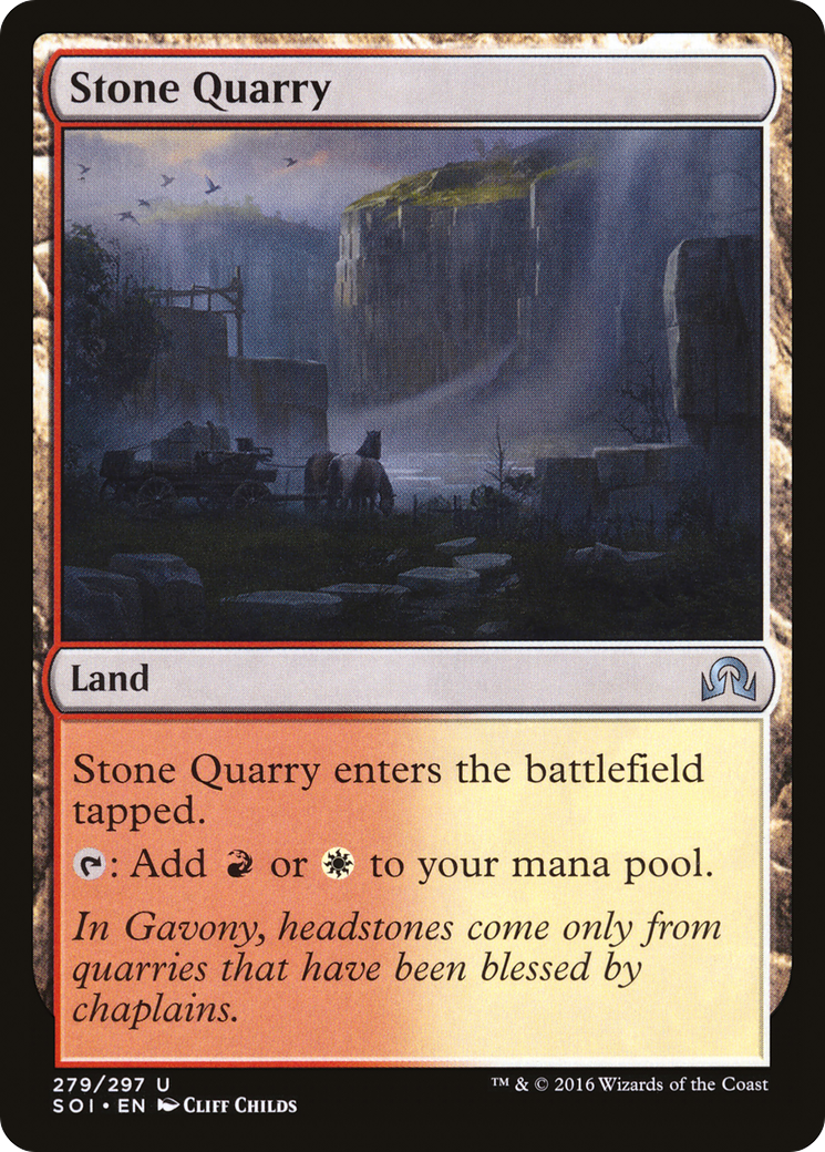 Stone Quarry (279) - Shadows over Innistrad