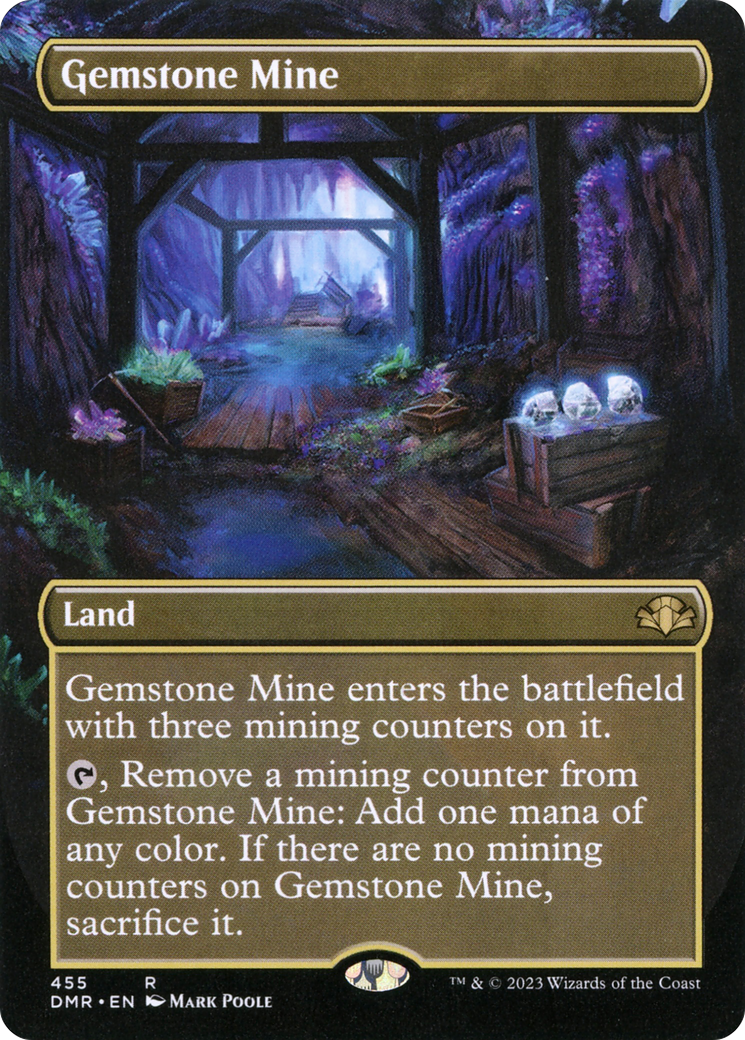 Gemstone Mine (455) Foil - Dominaria Remastered