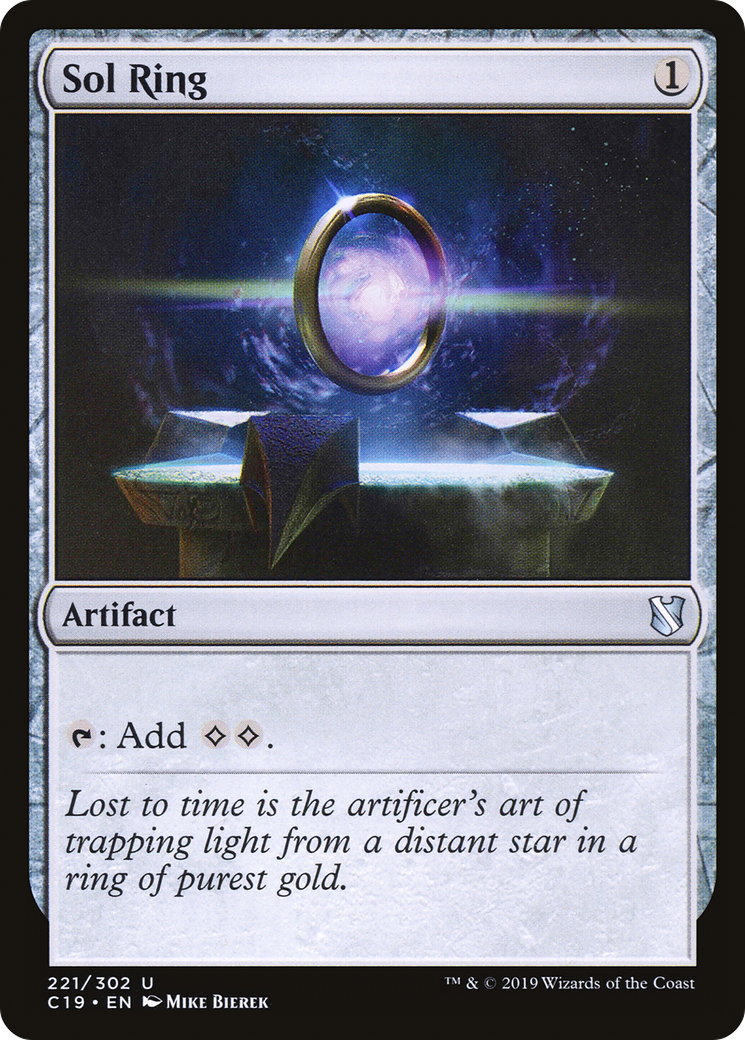 Sol Ring (221) - Commander 2019