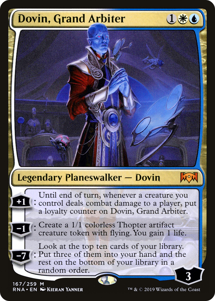 Dovin, Grand Arbiter (167) Foil - Ravnica Allegiance
