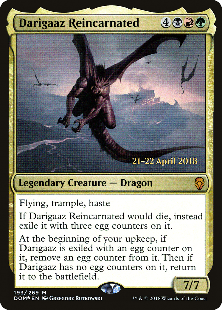 Darigaaz Reincarnated (193) Foil - Dominaria Promos