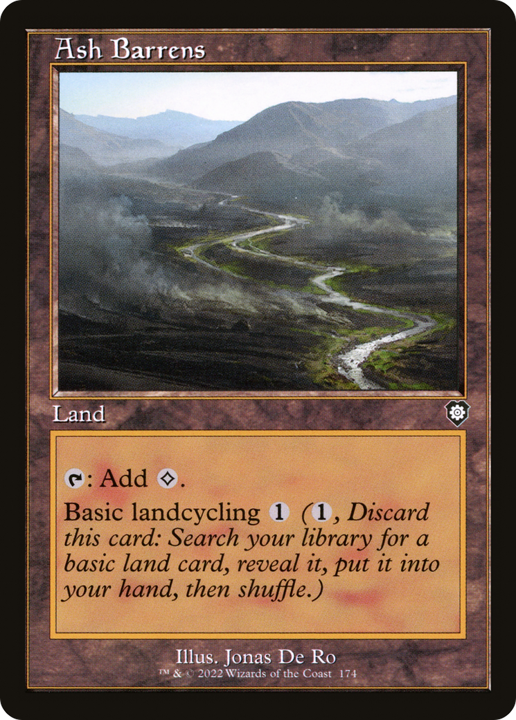 Ash Barrens (Retro) (174) - The Brothers' War Commander