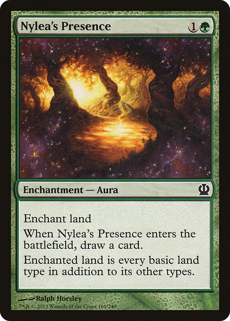 Nylea's Presence (169) Foil - Theros