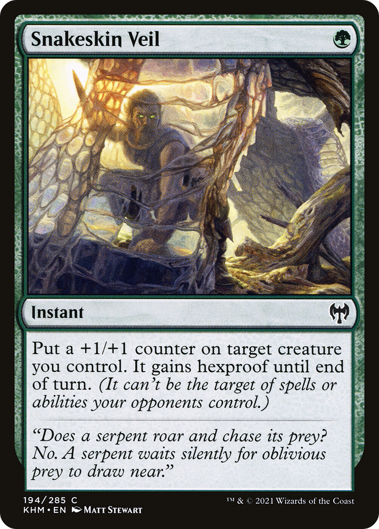 Snakeskin Veil (194) Foil - Kaldheim