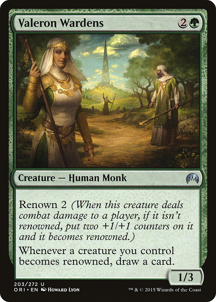 Valeron Wardens (203) Foil - Magic Origins