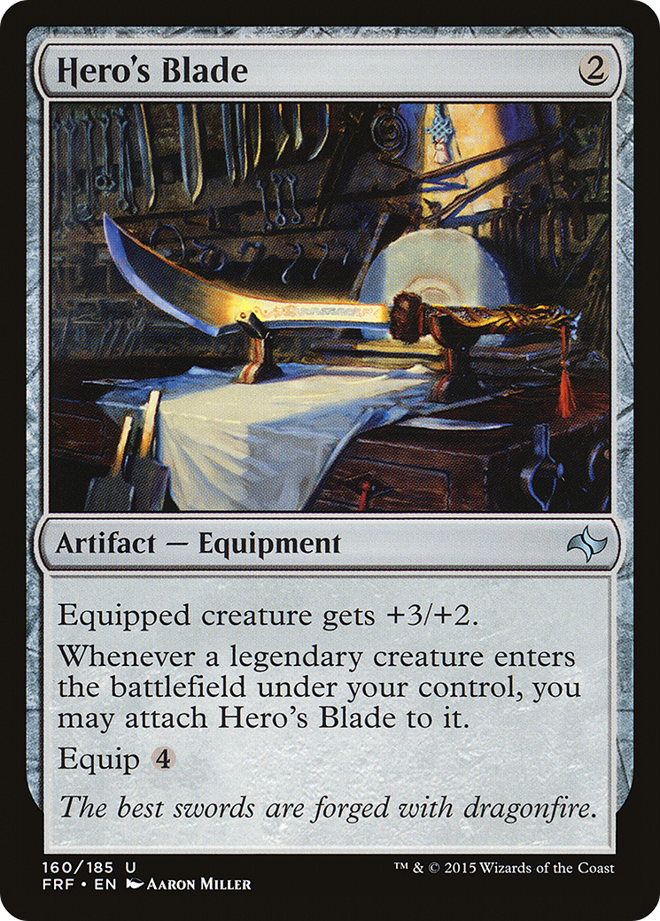 Hero's Blade (160) Foil - Fate Reforged
