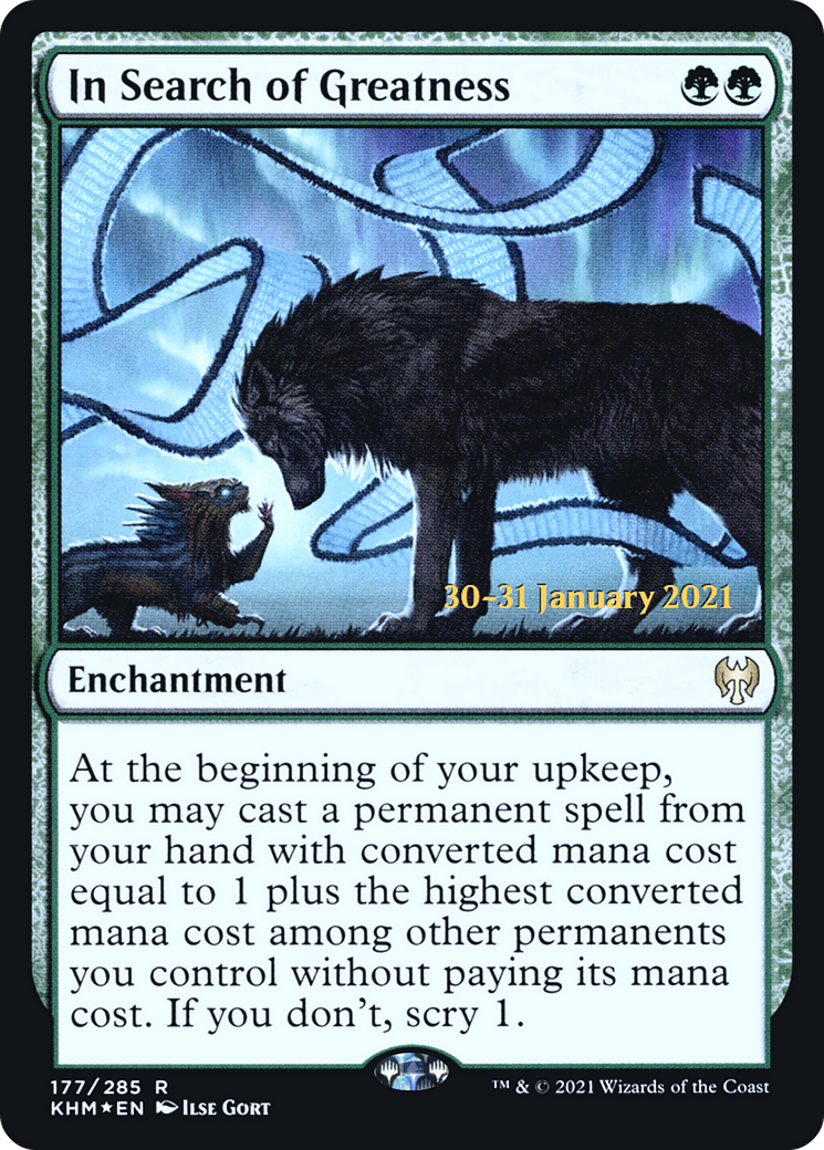 In Search of Greatness (177s) Foil - Kaldheim Promos