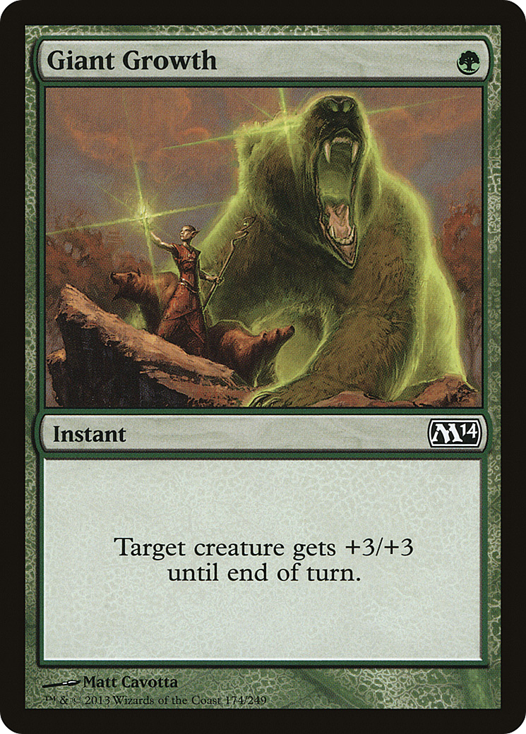 Giant Growth (174) Foil - Magic 2014