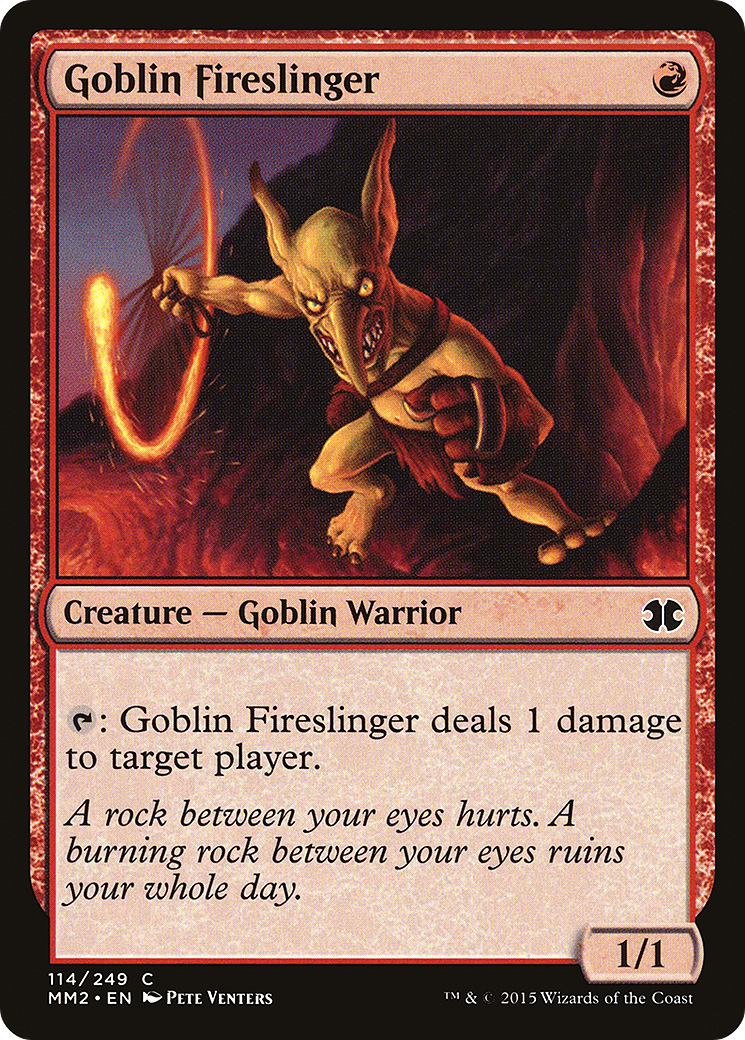 Goblin Fireslinger (114) Foil - Modern Masters 2015