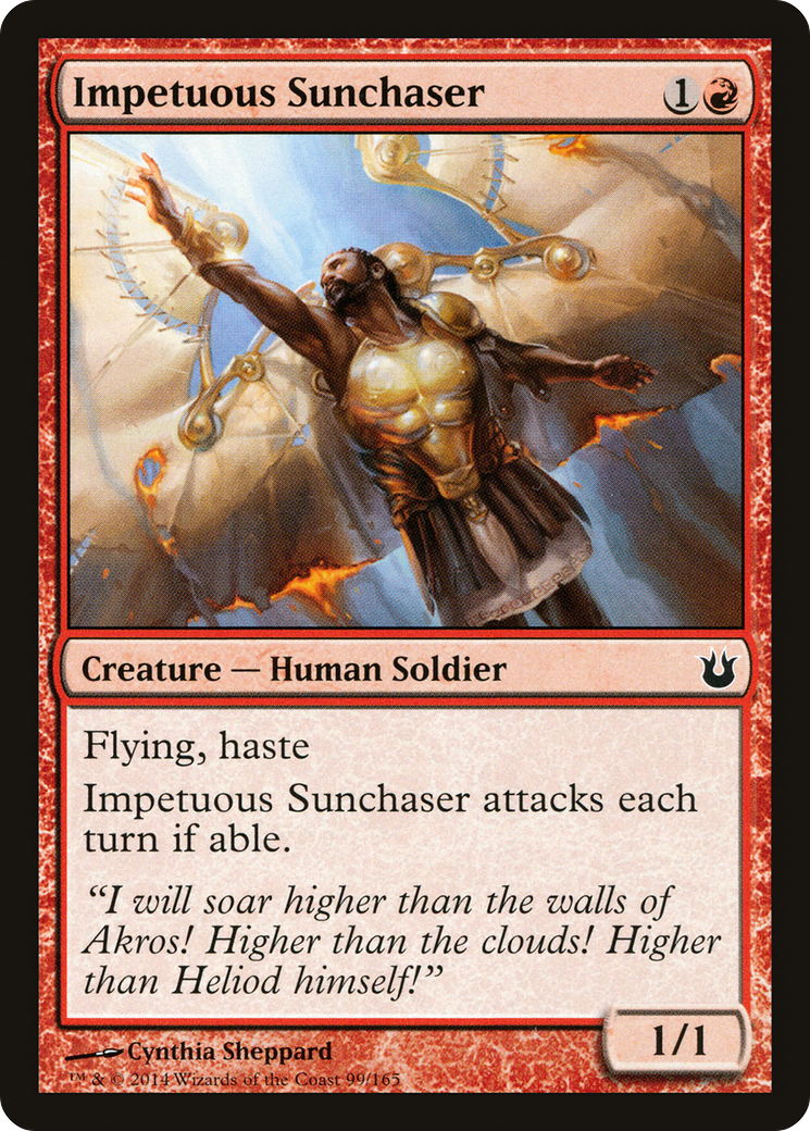 Impetuous Sunchaser (099) Foil - Born of the Gods