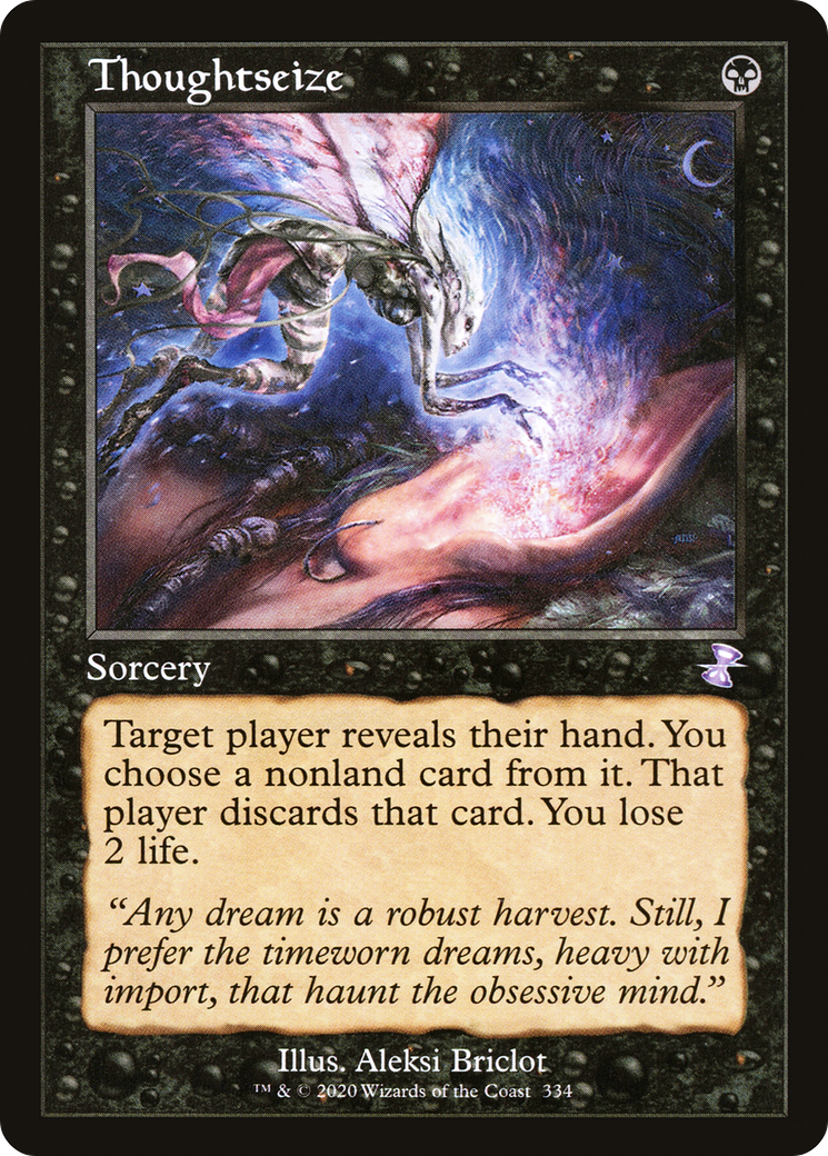 Thoughtseize (Retro) (334) Foil - Time Spiral Remastered