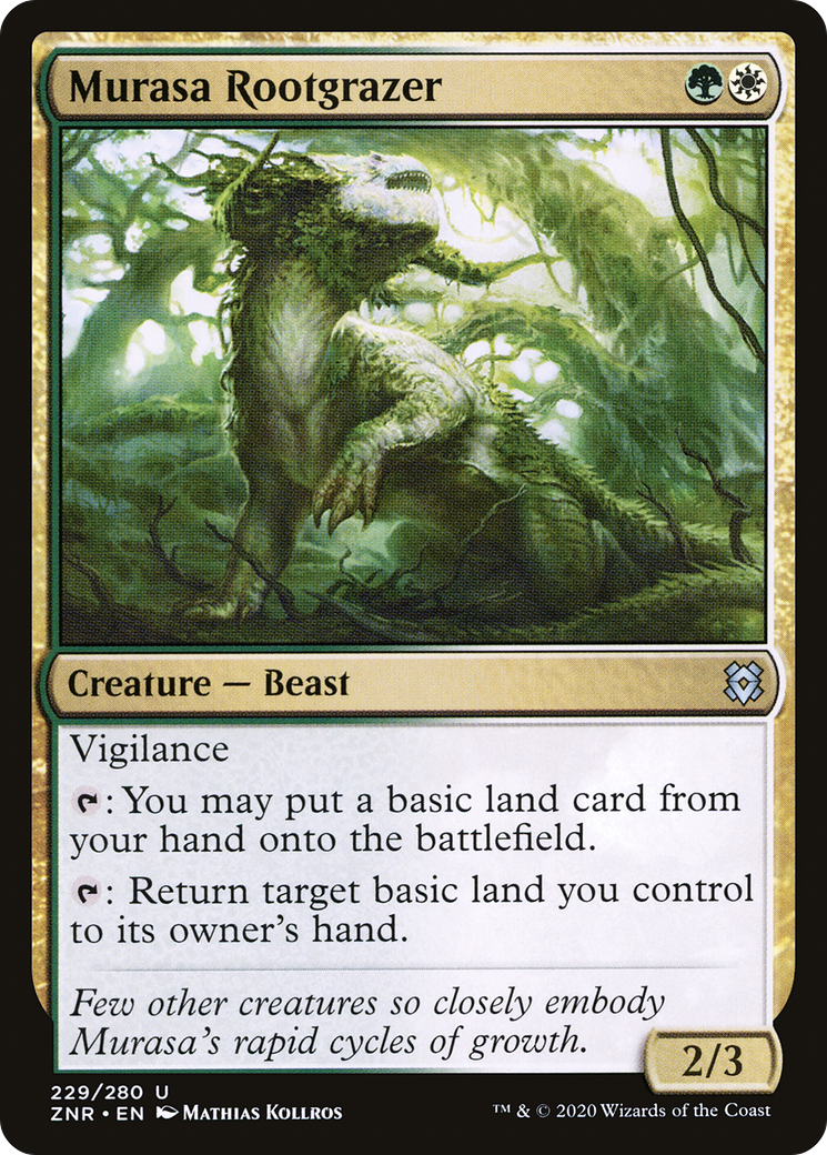 Murasa Rootgrazer (229) Foil - Zendikar Rising