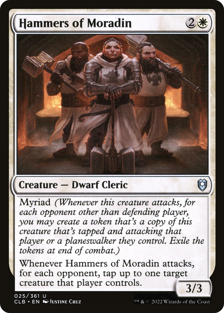 Hammers of Moradin (025) Foil - Commander Legends: Battle for Baldur's Gate