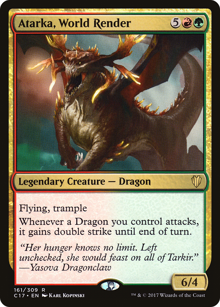 Atarka, World Render (161) - Commander 2017