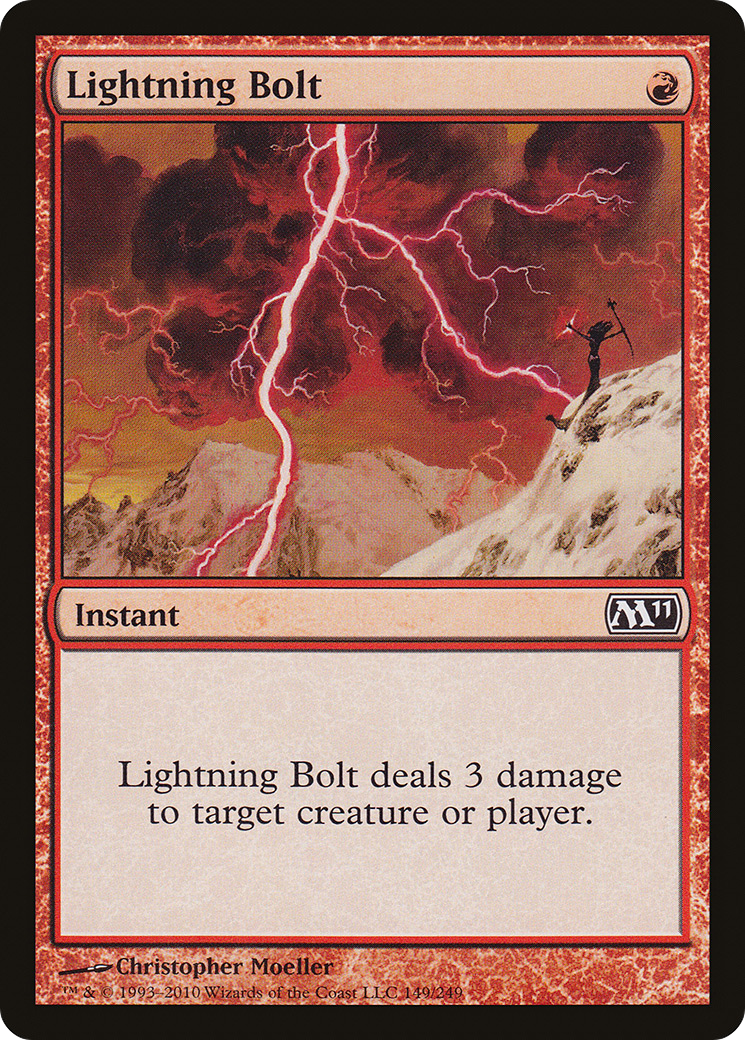 Lightning Bolt (149) Foil - Magic 2011