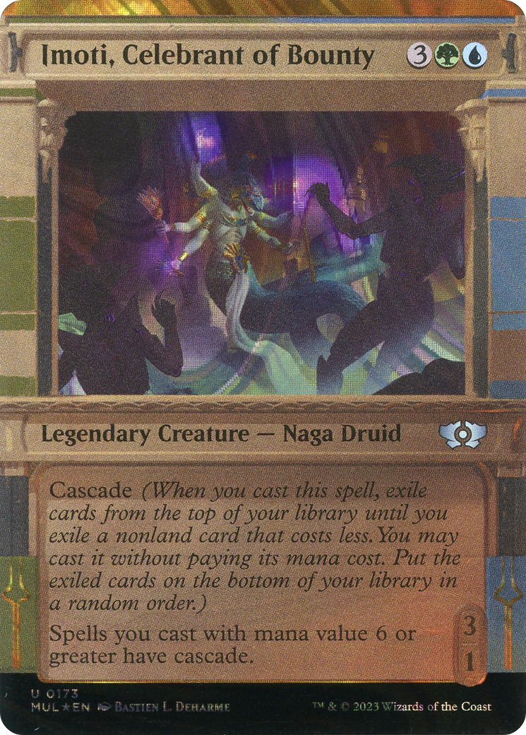 Imoti, Celebrant of Bounty (Showcase) (173) Foil - Multiverse Legends
