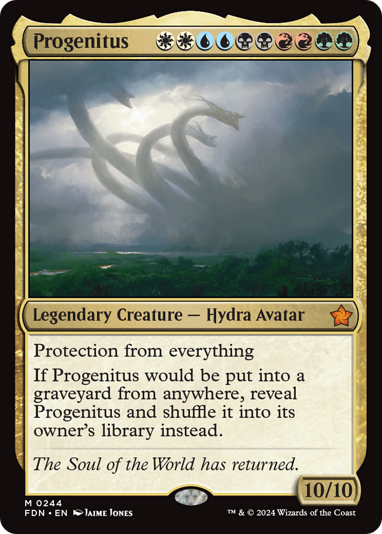 Progenitus (244) Foil - Foundations