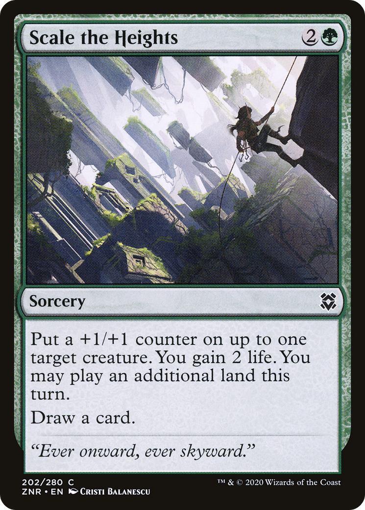Scale the Heights (202) - Zendikar Rising