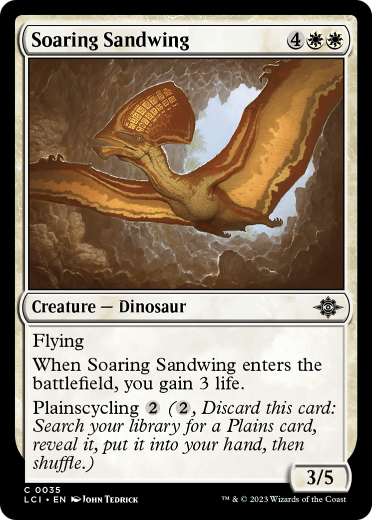 Soaring Sandwing (035) Foil - The Lost Caverns of Ixalan