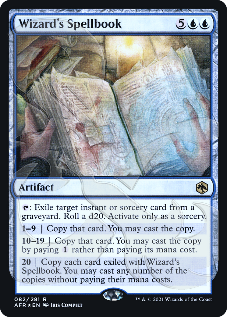 Wizard's Spellbook (082) Foil - Adventures in the Forgotten Realms Promos