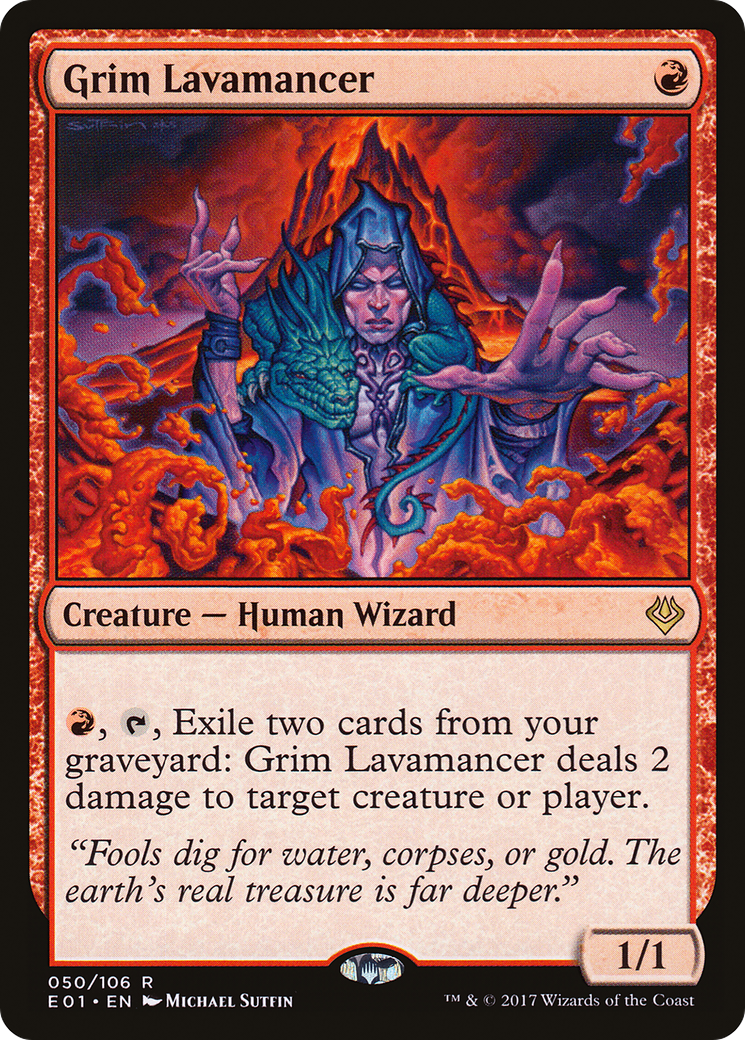 Grim Lavamancer (050) - Archenemy: Nicol Bolas