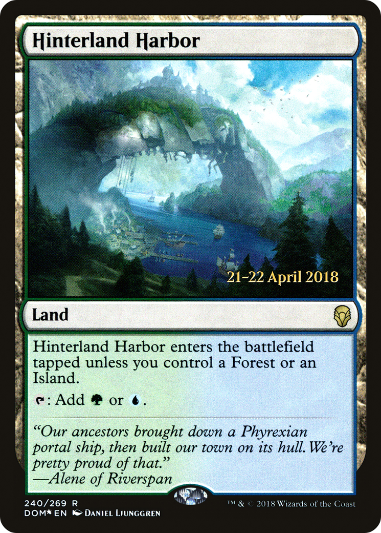 Hinterland Harbor (240s) Foil - Dominaria Promos