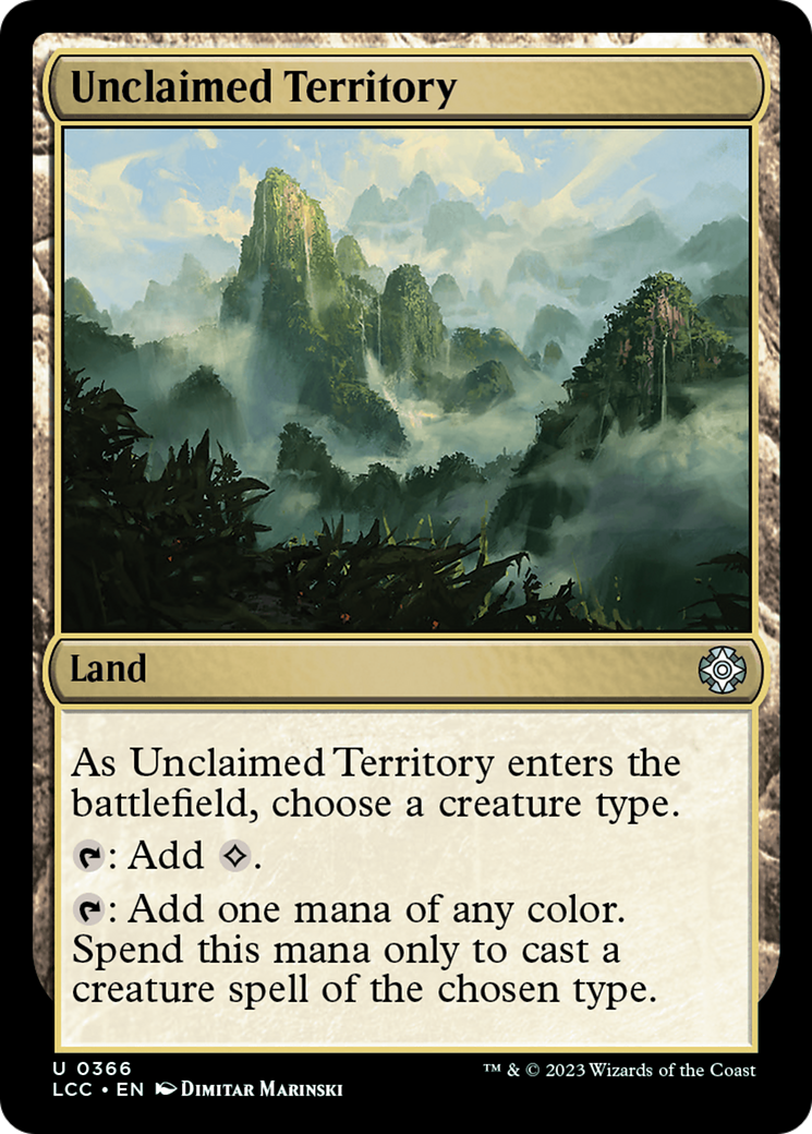 Unclaimed Territory (366) - The Lost Caverns of Ixalan Commander