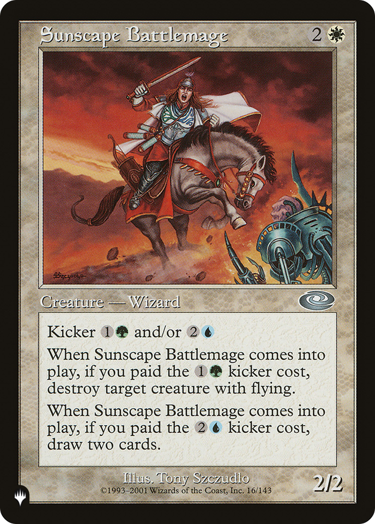 Sunscape Battlemage (Retro) (PLS-16) - The List