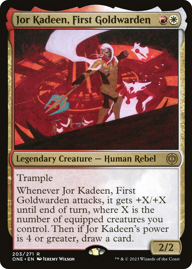 Jor Kadeen, First Goldwarden (203) - Phyrexia: All Will Be One