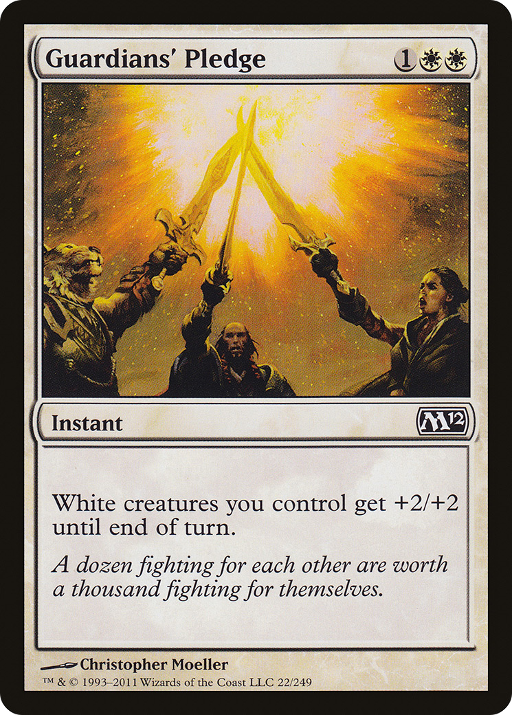 Guardians' Pledge (022) Foil - Magic 2012