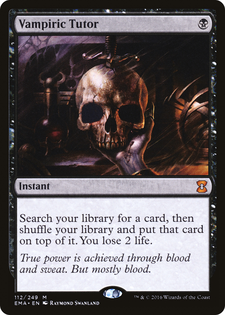 Vampiric Tutor (112) Foil - Eternal Masters