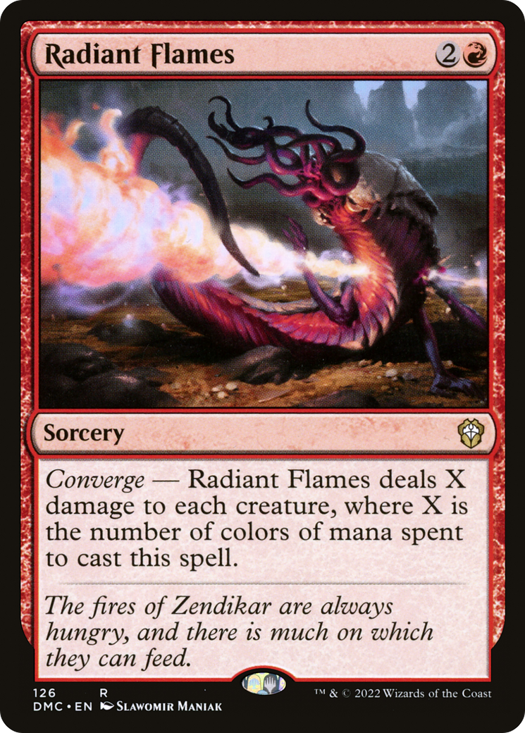 Radiant Flames (126) - Dominaria United Commander