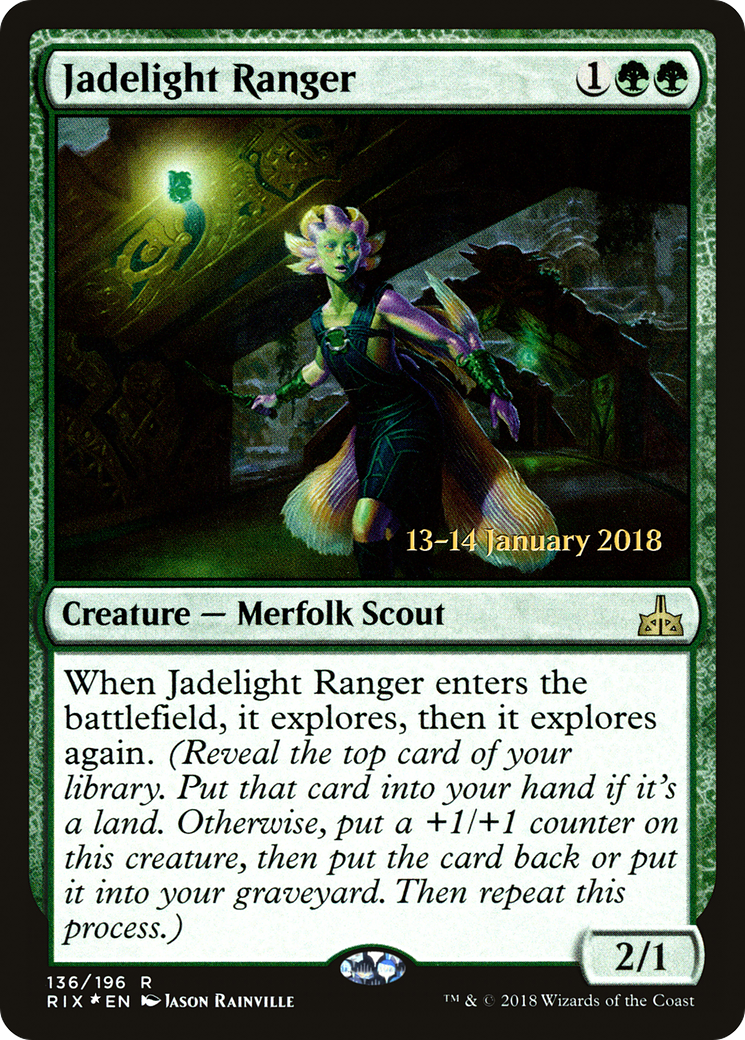 Jadelight Ranger (136s) Foil - Rivals of Ixalan Promos
