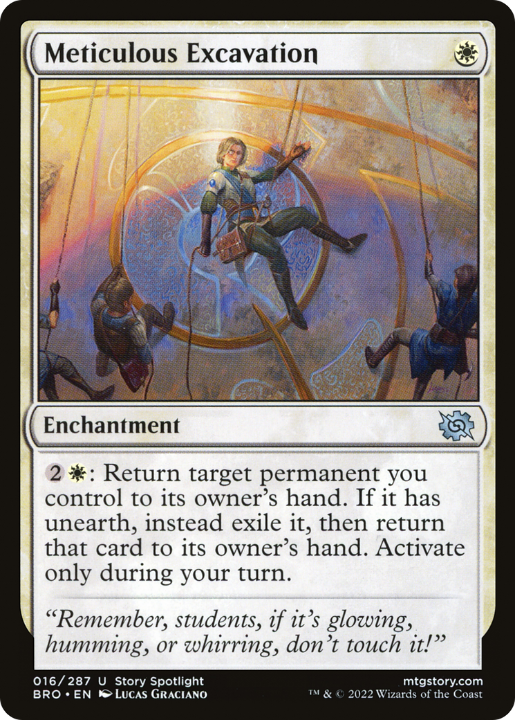 Meticulous Excavation (016) Foil - The Brothers' War