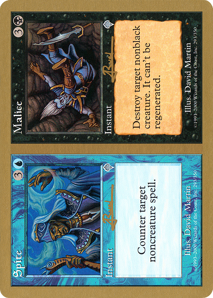 Spite // Malice - 2001 Antoine Ruel (INV) (Retro) - World Championship Decks 2001