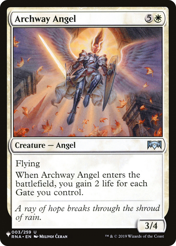 Archway Angel (003/259) - The List