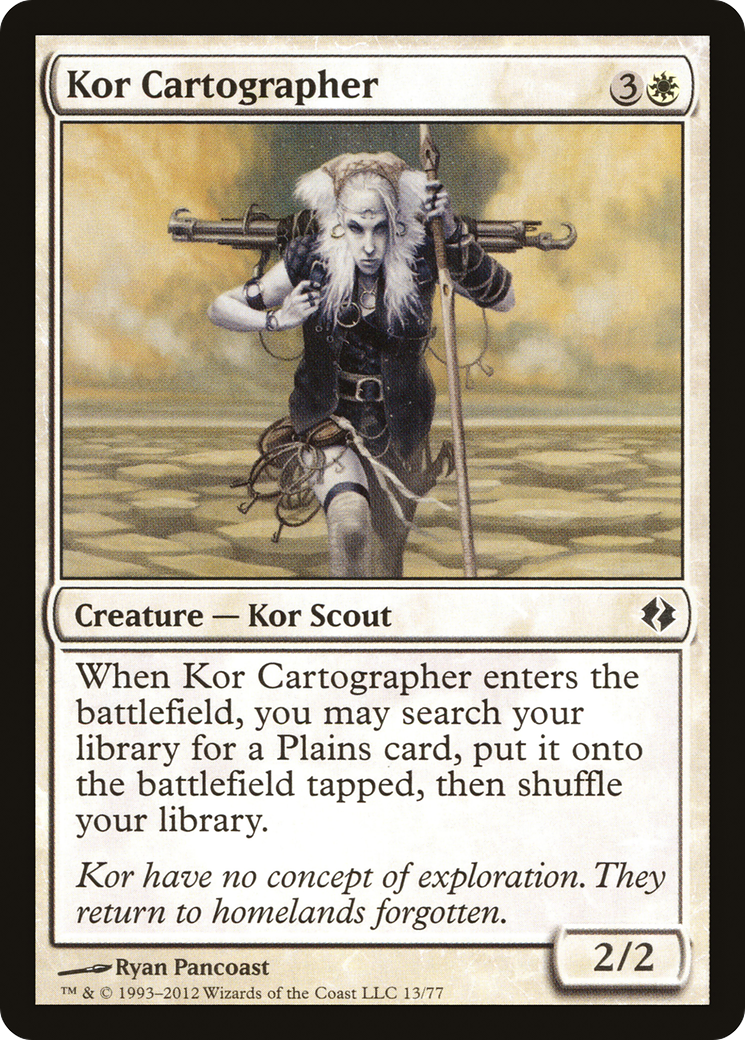 Kor Cartographer (013) - Duel Decks: Venser vs. Koth