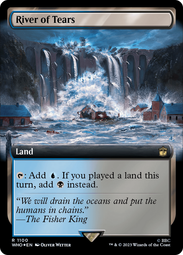 River of Tears (Extended Art) (Surge Foil) (Extended Art) (1100) Foil - Doctor Who