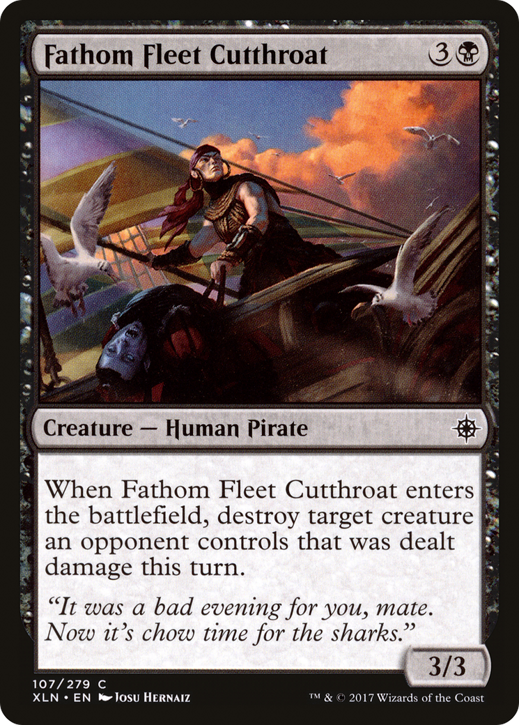 Fathom Fleet Cutthroat (107) Foil - Ixalan